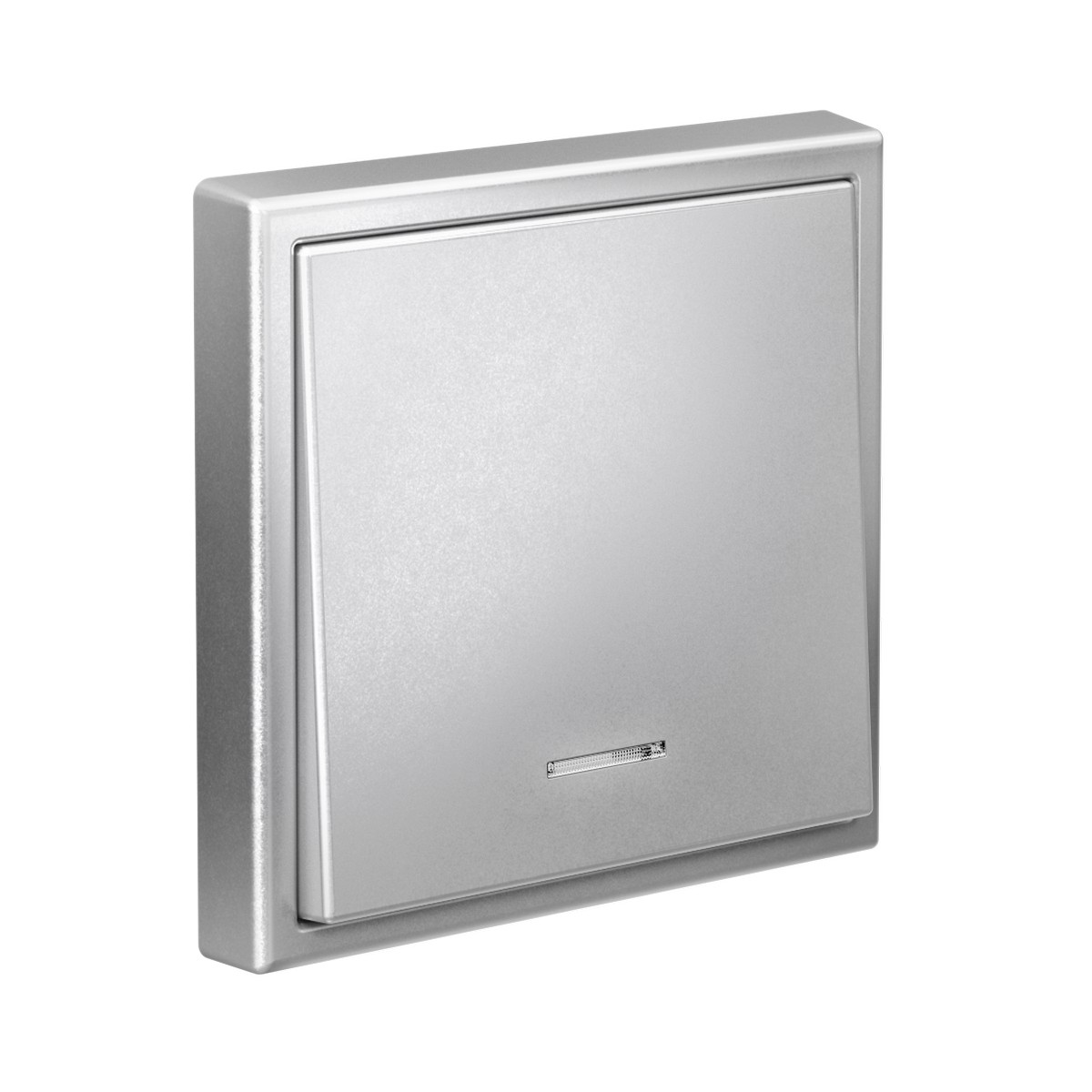 ArtGallery Алюминий Выключатель Systeme Electric ArtGallery Алюминий 1-клавишный с подсветкой  GAL000313