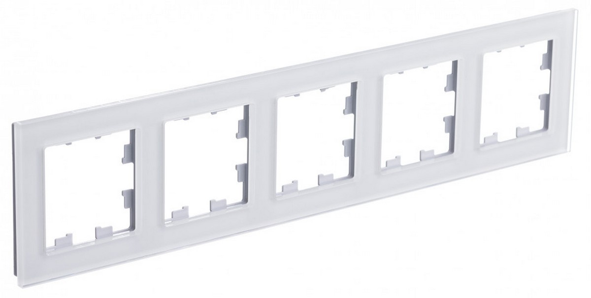 AtlasDesign Рамки Nature Рамка Systeme Electric AtlasDesign Nature Стекло Белый 5-ая универсальная ATN320105