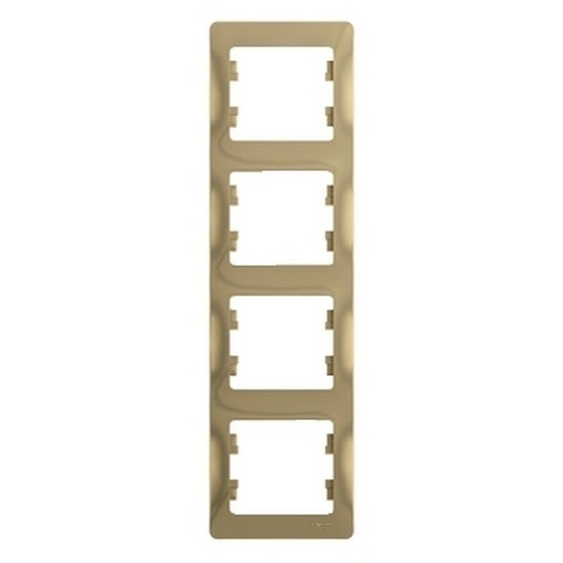 Glossa Титан Рамка Systeme Electric Glossa Титан 4-я, вертикальная GSL000408