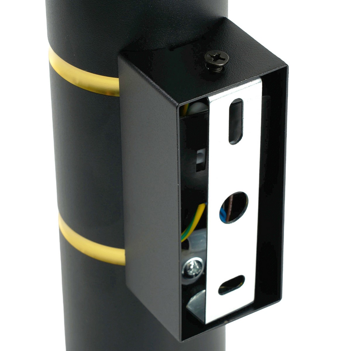 Накладные светодиодные светильники Светильник настенный Feron ML1860 ZEN черный золото 48649 