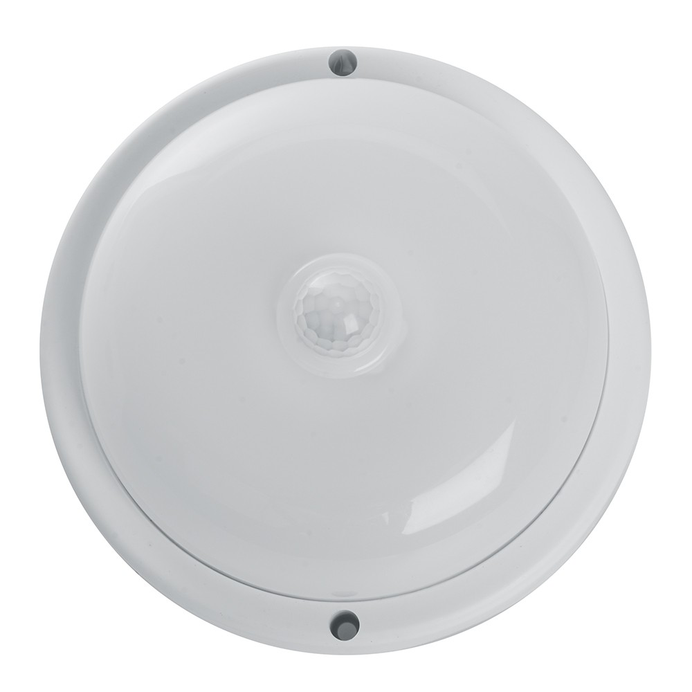 Светодиодные светильники ЖКХ Светильник светодиодный пылевлагозащищённый Feron AL3006 с ИК-датчиком 12W 4500K IP65 белый 29610 