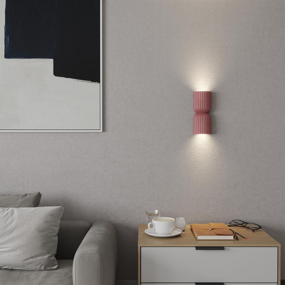 Накладные светодиодные светильники Светильник настенный гипсовый (есть возможность покраски) NOVOTECH YESO 370977 