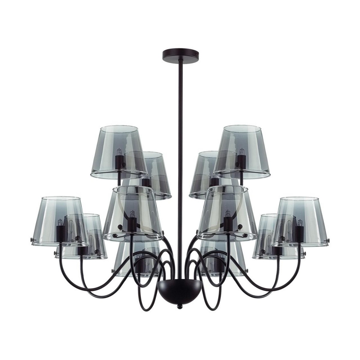 Люстры Люстра потолочная LUMION 6570/12C SMOKY 