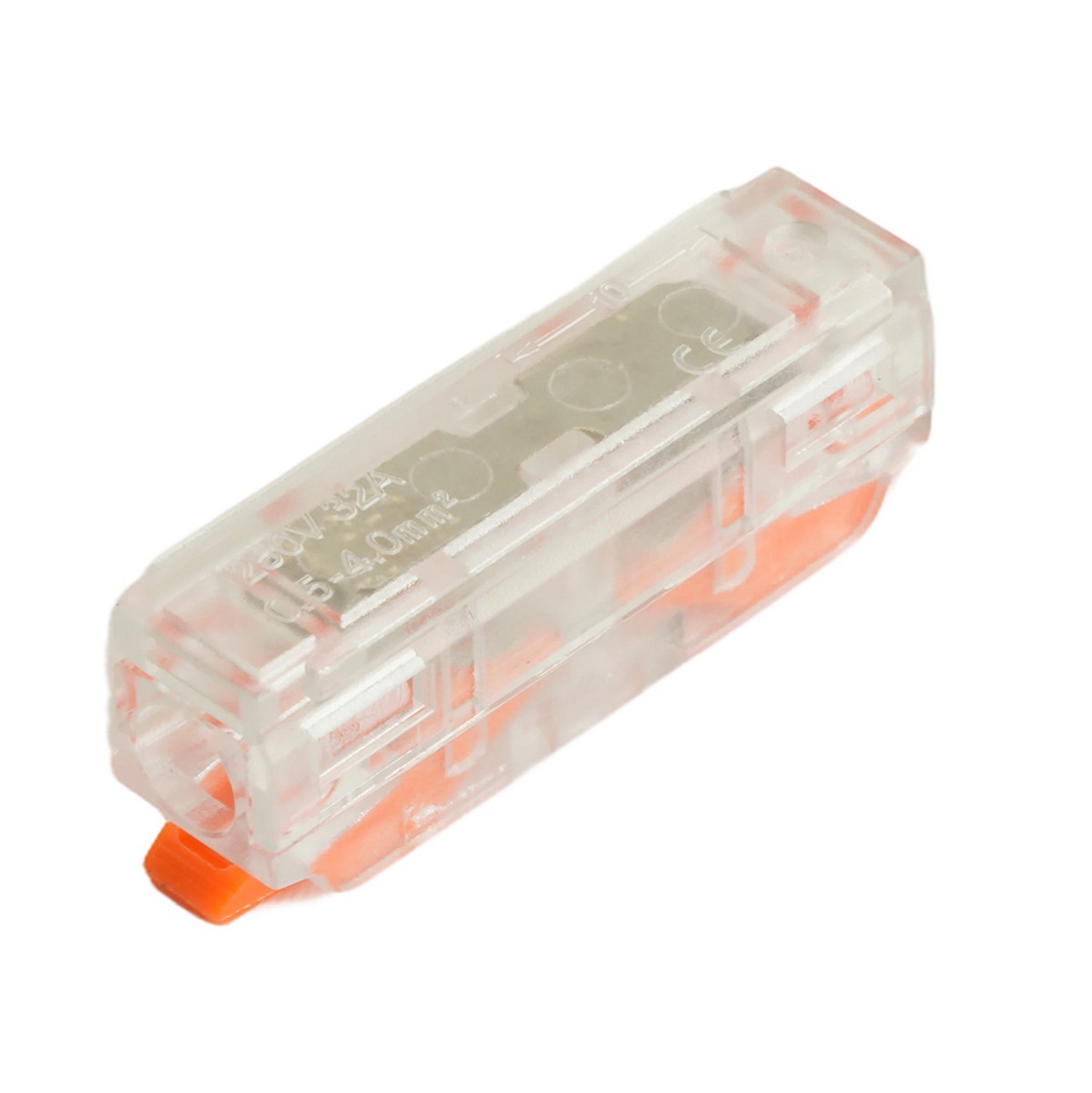 Клемма STEKKER LD219-421 супер-компактная проходная на 1 контакт (DIY упак 10 шт) 49783