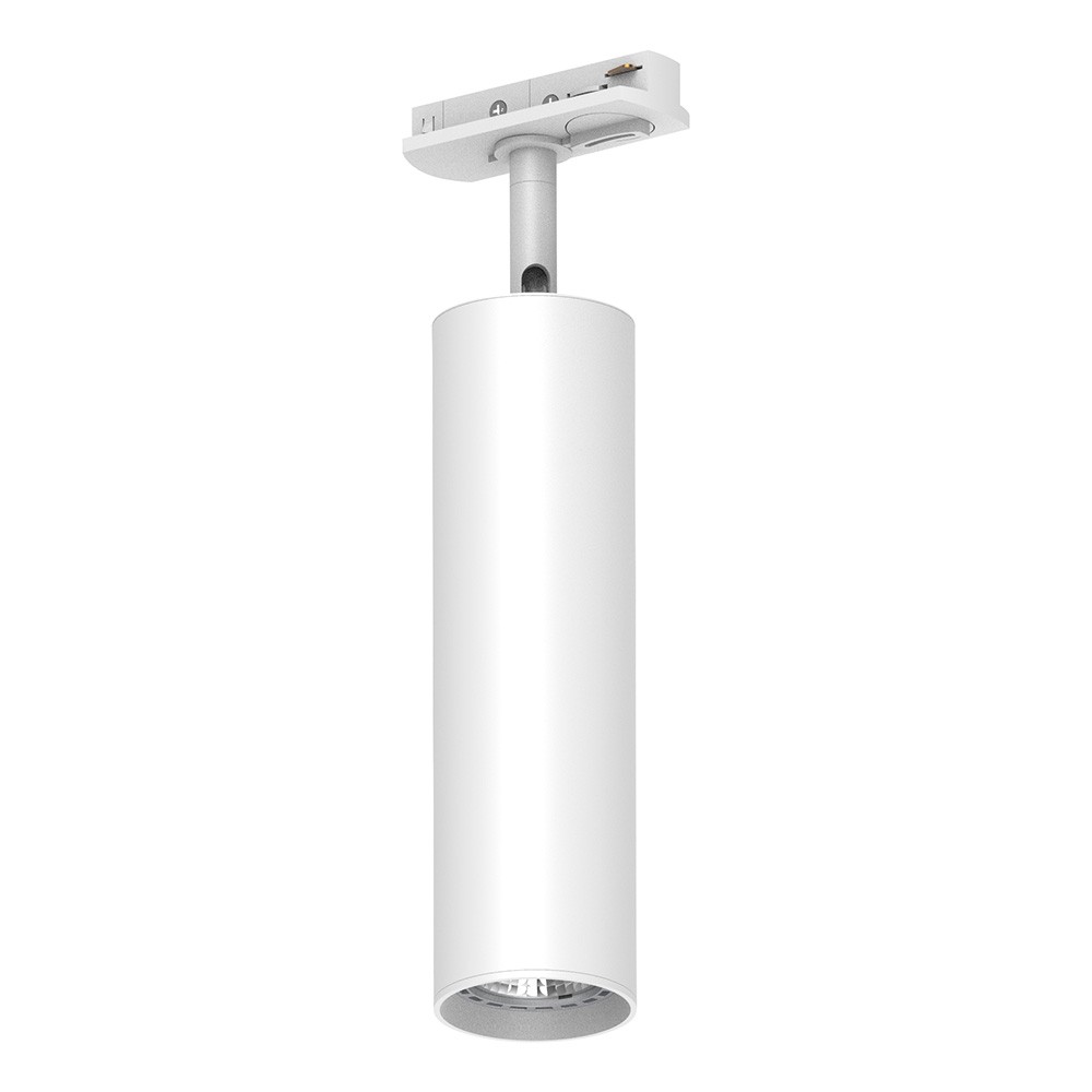 Трековые светодиодные светильники Светильник Feron AL194 трековый однофазный на шинопровод под лампу GU10 белый 48540