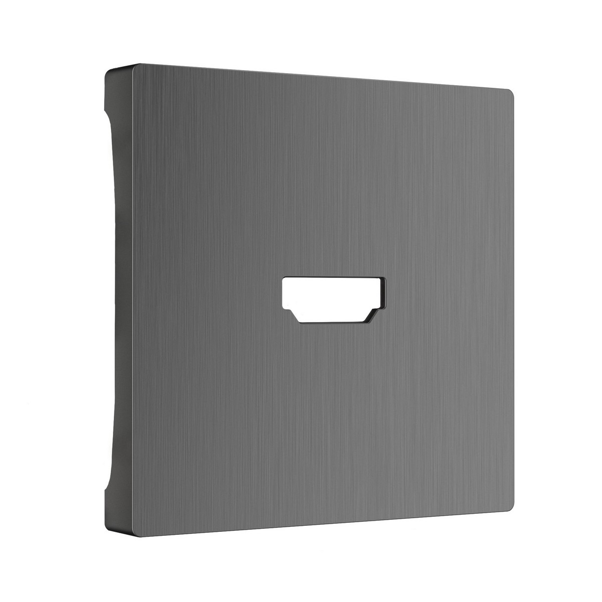 Werkel Графит рифленый механизмы Накладка Werkel для розетки HDMI (графит рифленый) W1196004 a050744