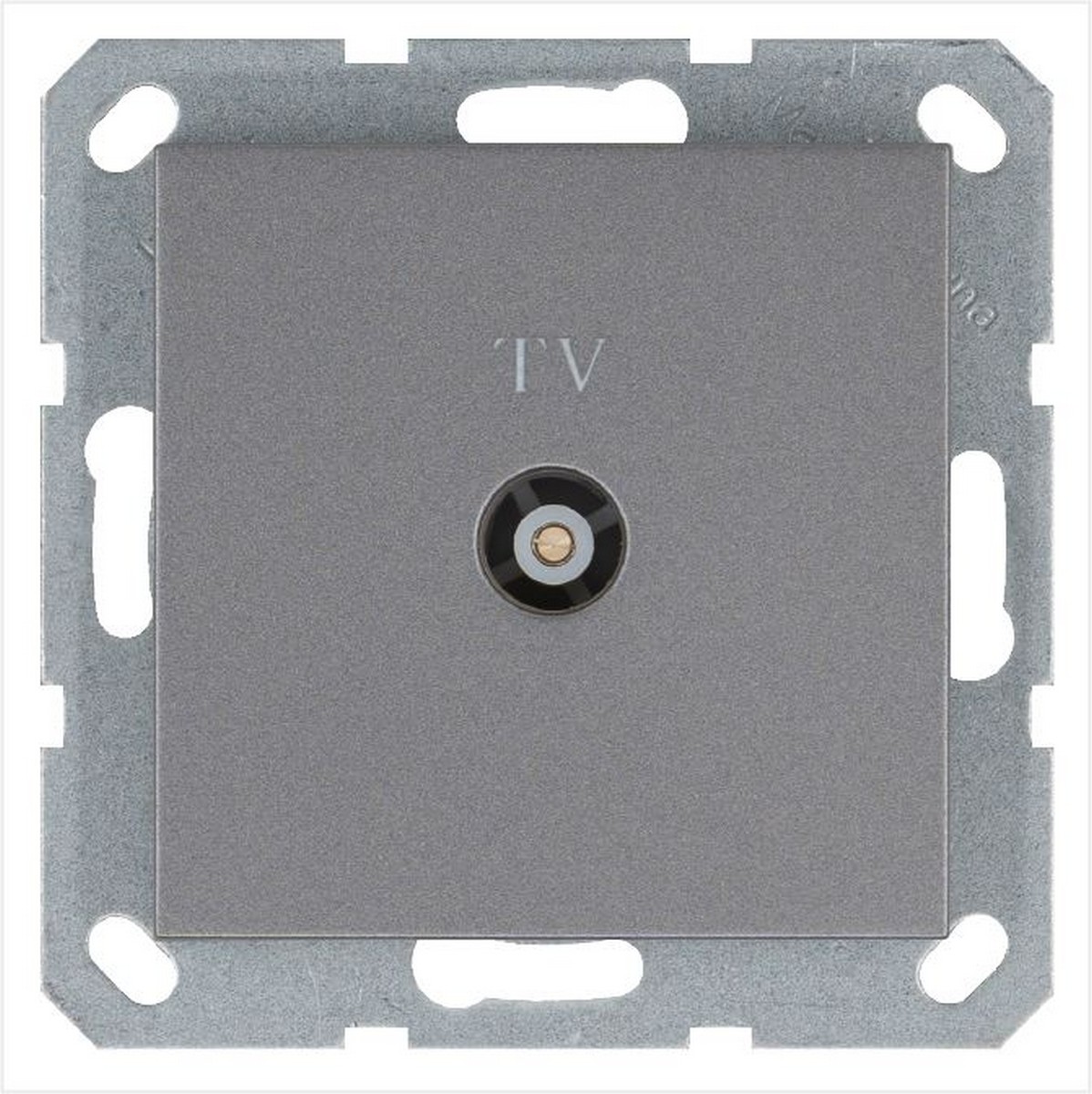 JASMART G - розетки и выключатели Розетка JASMART TV проходная Алюминий G6002S