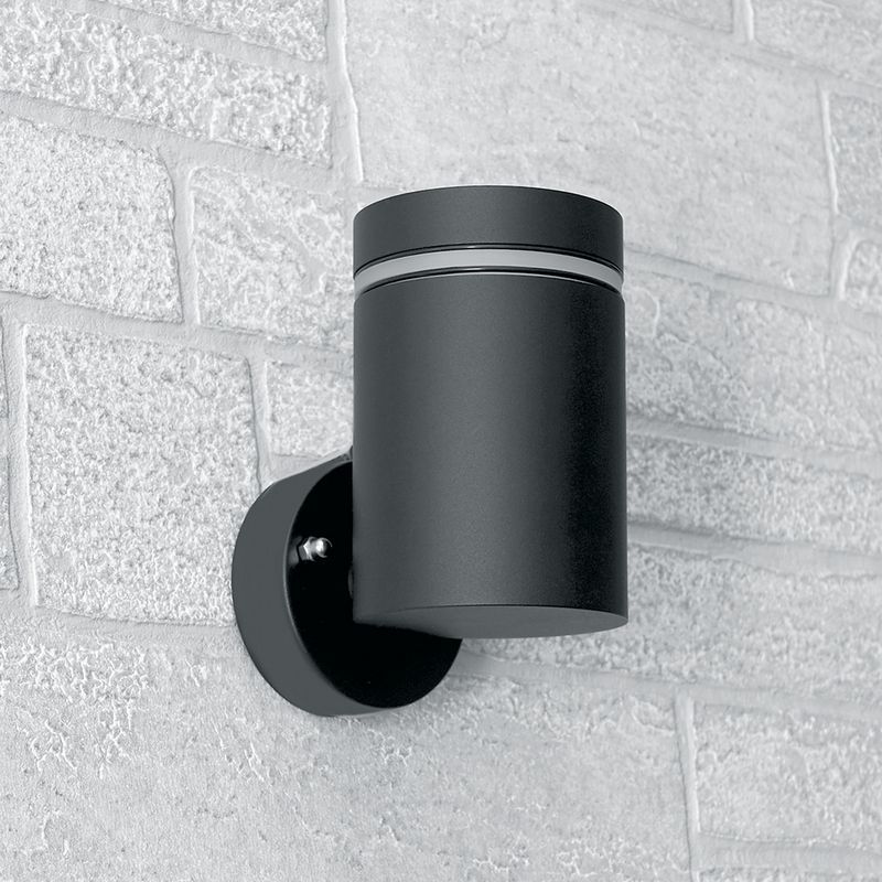 Уличные настенные светильники Светильник садово-парковый Feron DH1001 на стену  GX53 230V черный 11708 