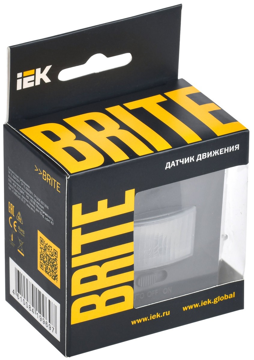 IEK Brite Маренго Датчик движения IEK BRITE BASE Маренго ДС10-1-БрМ BR-MS10-N-150-05-K35