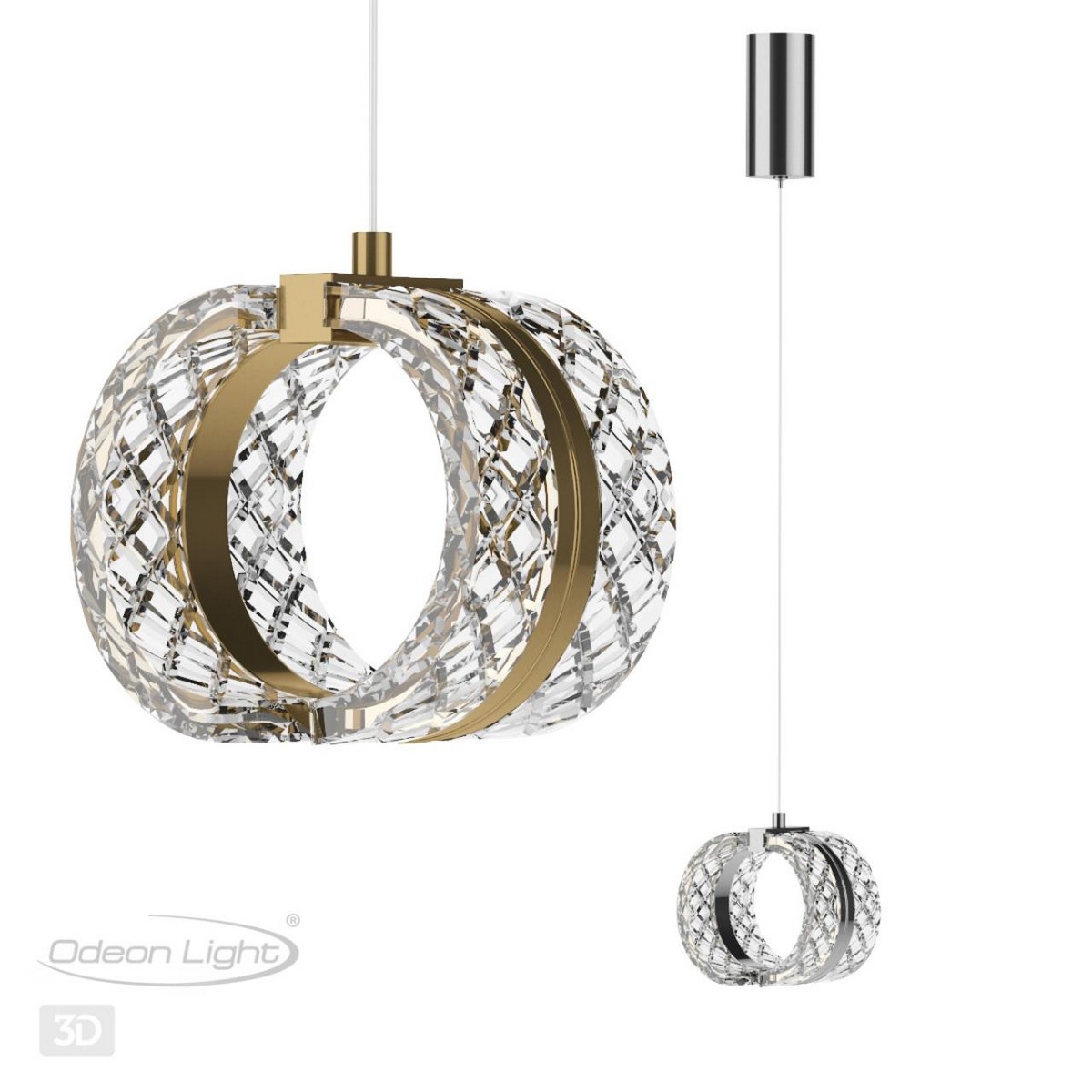 Подвесные светодиодные светильники Подвес ODEON LIGHT 5029/8L MIRAGE 