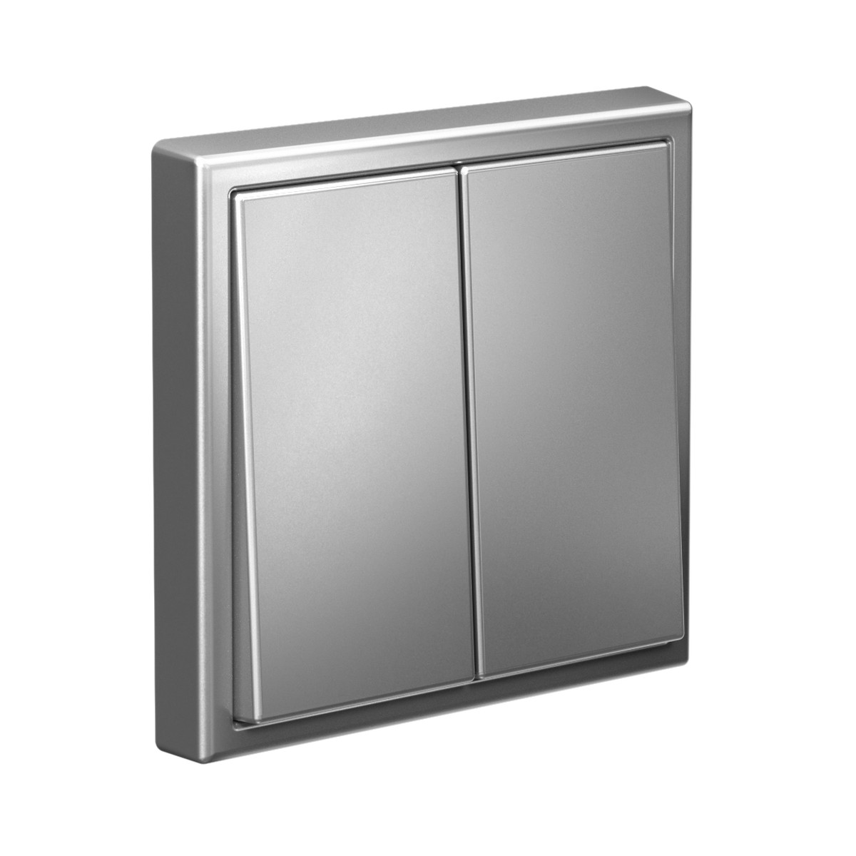 ArtGallery Сталь Выключатель SE ArtGallery Сталь 2-клавишный, быстрозажим. клем. GAL000951S