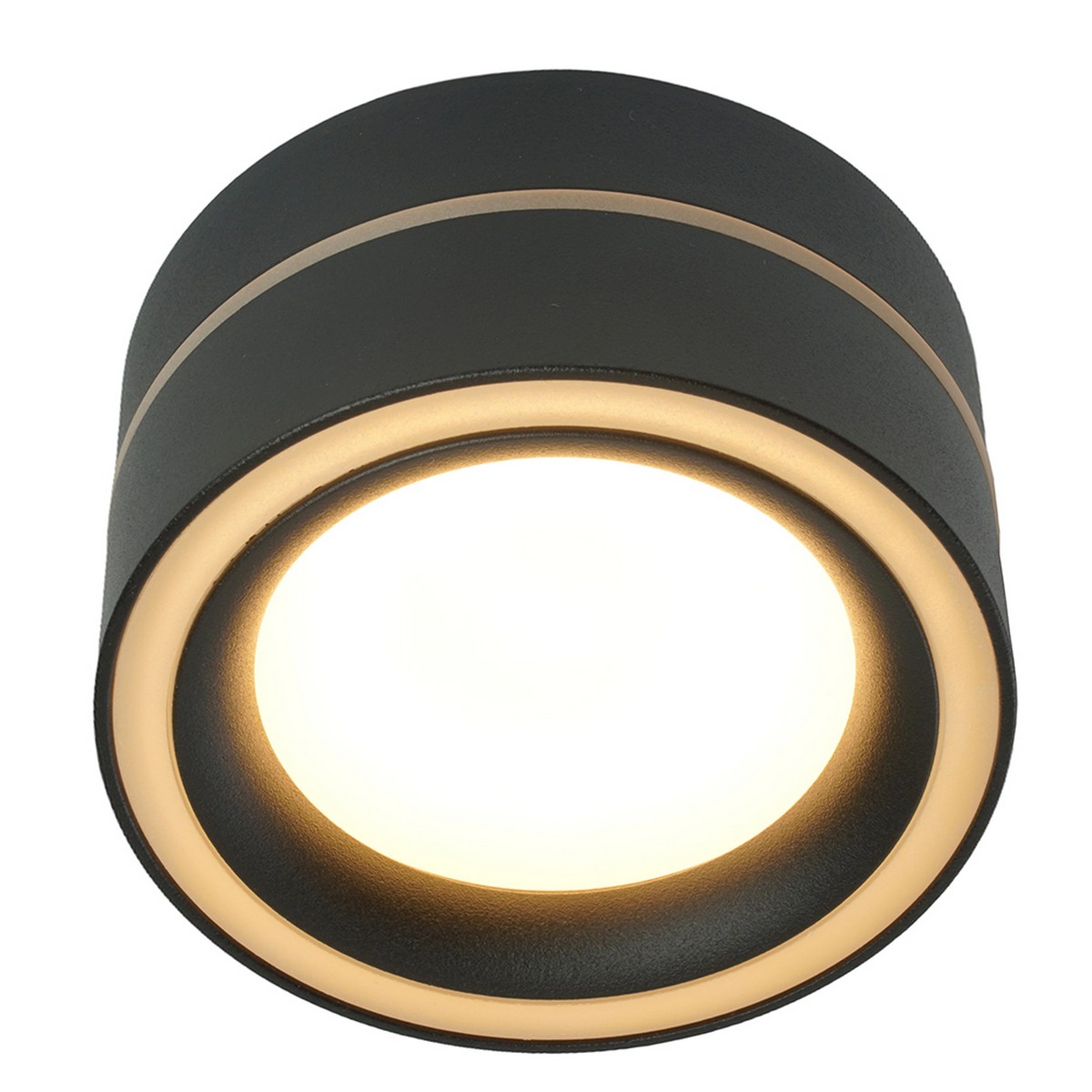 Светильники споты светодиодные Светильник Feron потолочный HL455 12W GX53 черный 48753 