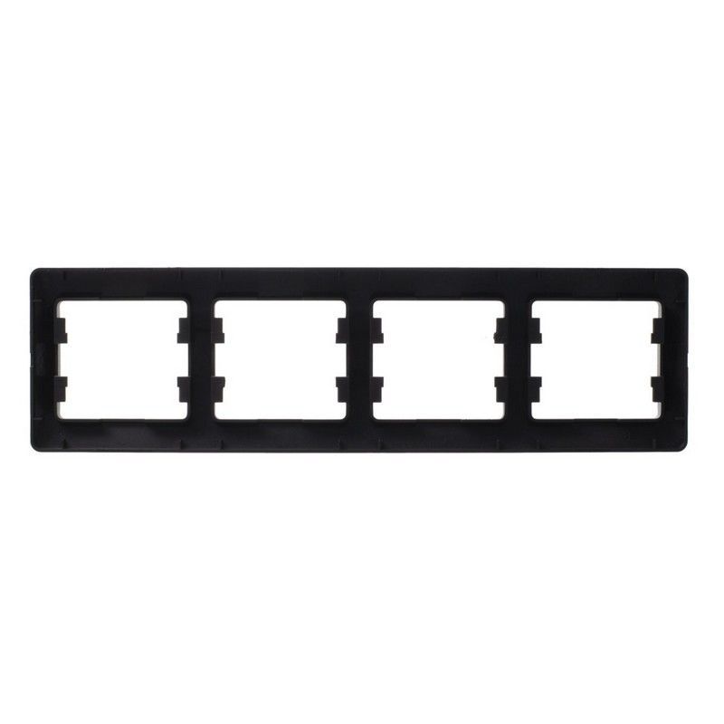 Glossa Шоколад Рамка Systeme Electric Glossa Шоколад 4-я, горизонтальная GSL000804