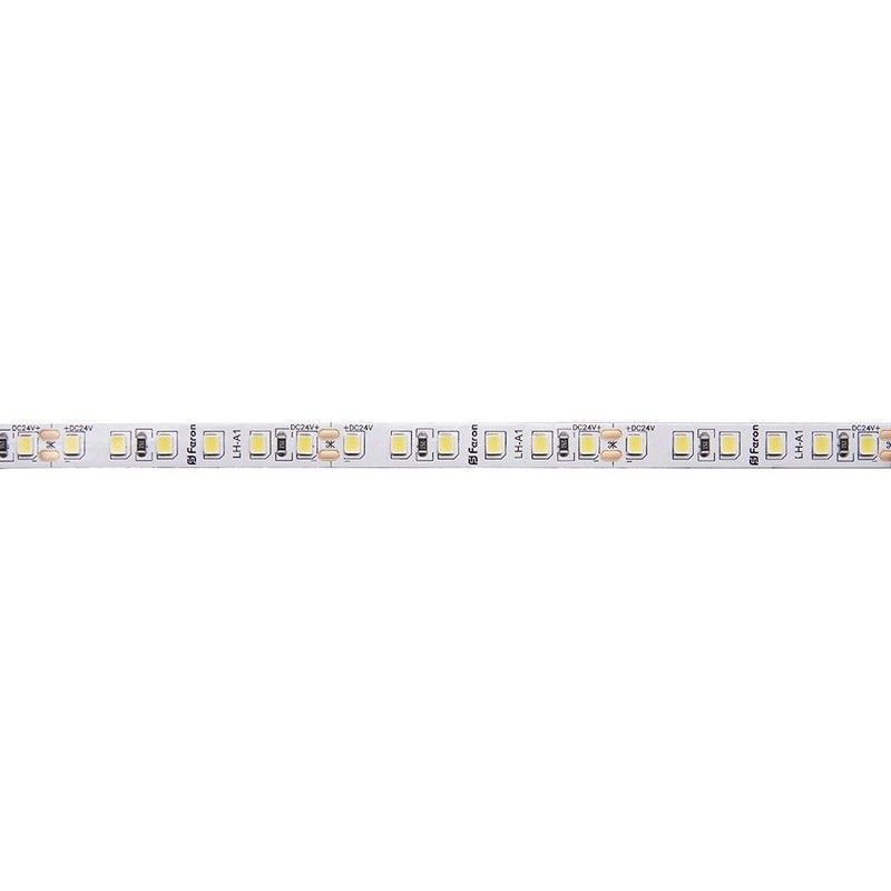 Светодиодная лента белая холодная Лента светодиодная Feron LS502 180SMD(2835)/м 16Вт 24V 6000К IP20 5 метров 41529 