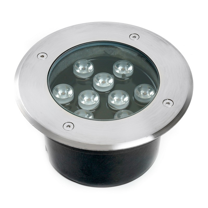 Светодиодный светильник тротуарный (грунтовый) Feron SP2803 10W 12V 3000К IP67 48469