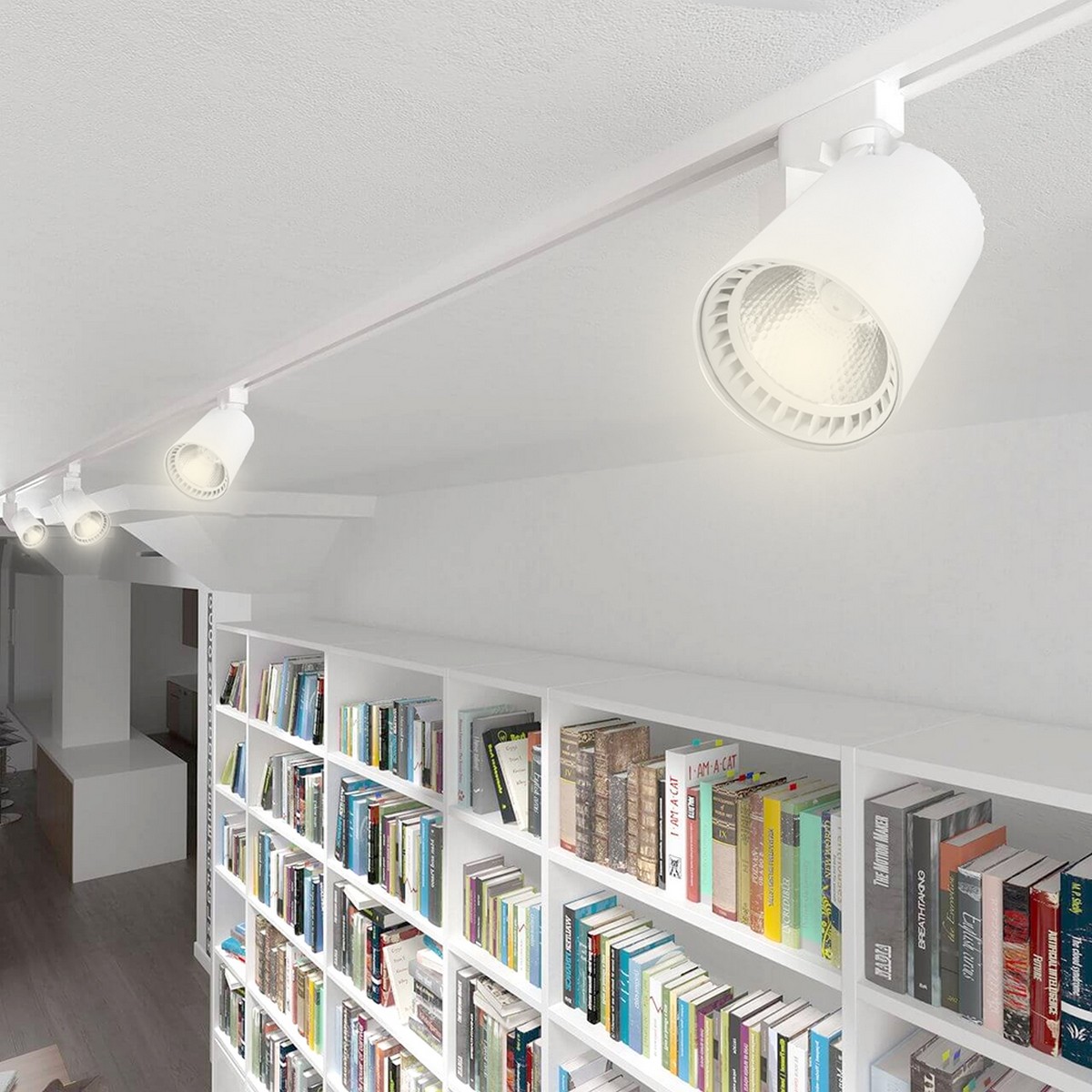 Трековые светодиодные светильники Светодиодный светильник Feron AL100 трековый на шинопровод 12W 2700K белый 32511 