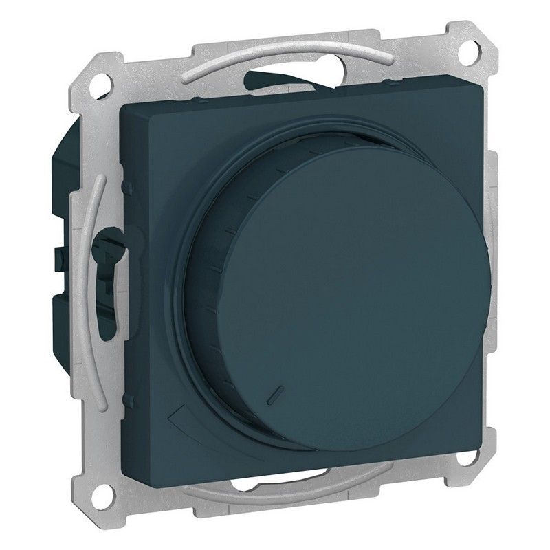 AtlasDesign Изумруд Светорегулятор Systeme Electric AtlasDesign Изумруд (диммер) повор-нажим LED RC 400Вт мех. ATN000823