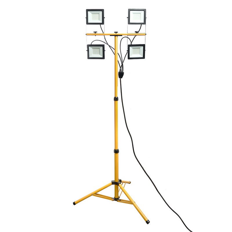 Прожекторы светодиодные Светодиодный прожектор Feron LL-506 на штативе IP65 4*50W 6400K 48507 
