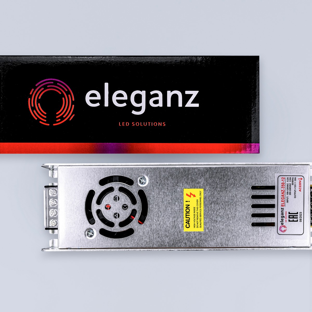 Блоки питания для светодиодной ленты Блок питания для светодиодной ленты Eleganz 12V 350W IP20 узкий 1112 