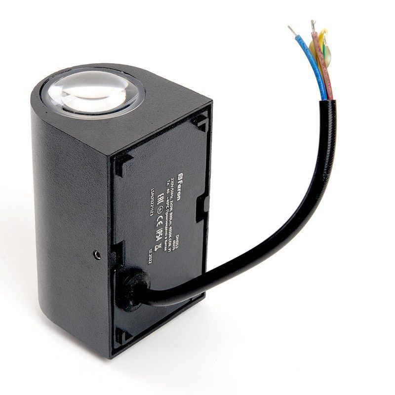 Уличные настенные светильники Светильник уличный светодиодный Feron DH053 2*5W 800Lm 4000K черный 48476 