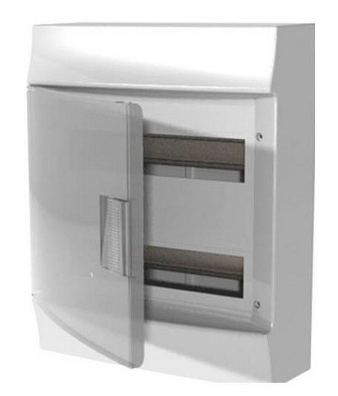 Щиты и боксы ABB Mistral41 Бокс настенный ABB Mistral41 36М непрозрачная дверь (с клемм) 2ряда 1SPE007717F9977