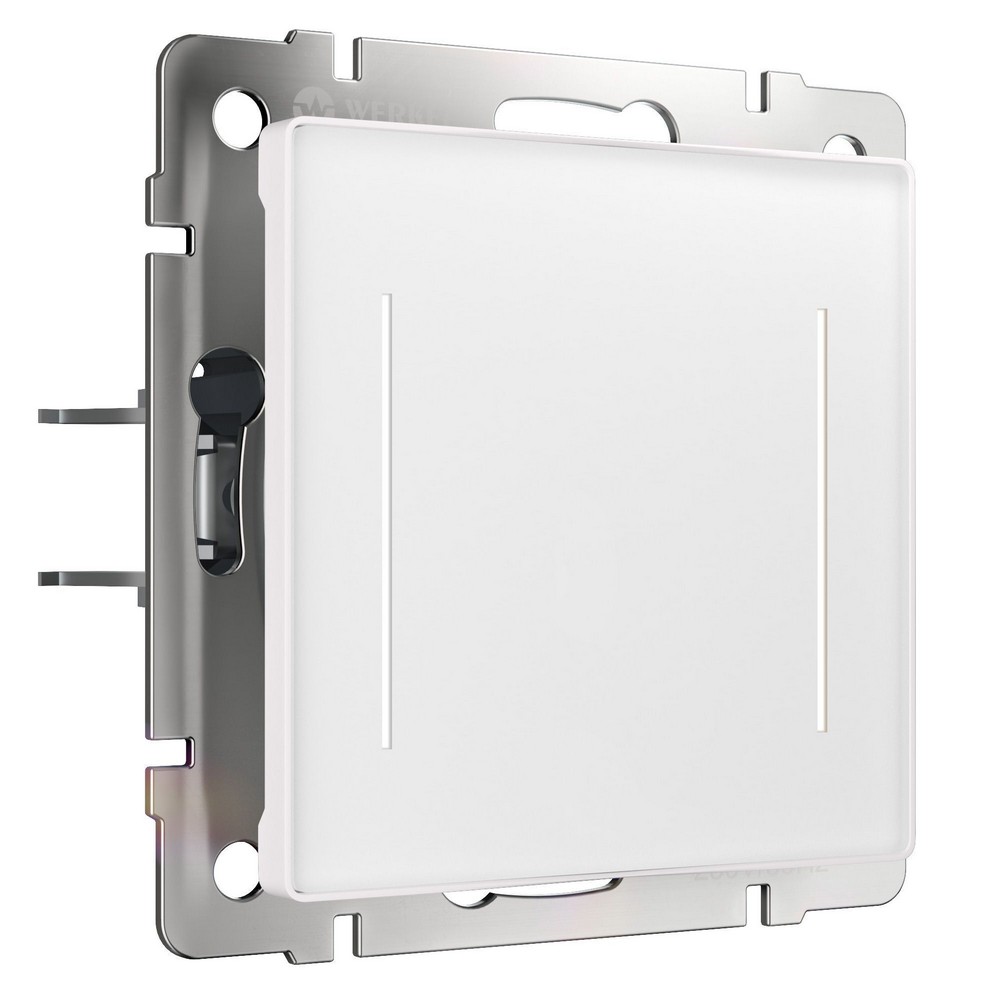 Werkel Белый механизмы Сенсорный выключатель Werkel двухклавишный с подсветкой (белый) W45220010