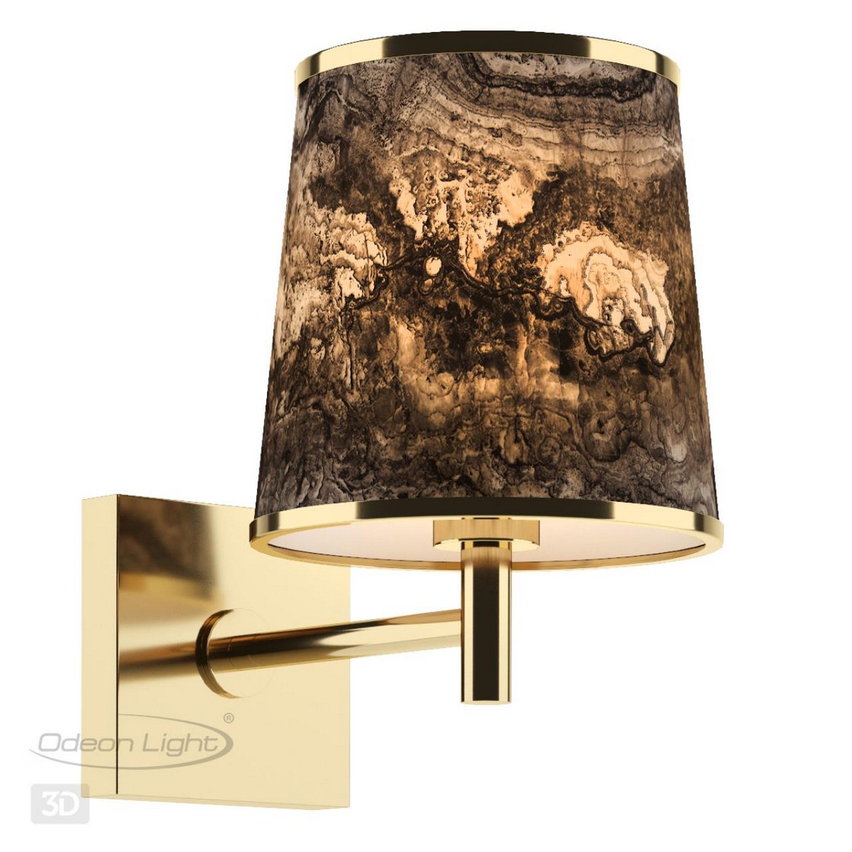 Накладные светодиодные светильники Настенный светильник ODEON LIGHT 5064/1W BERGI 