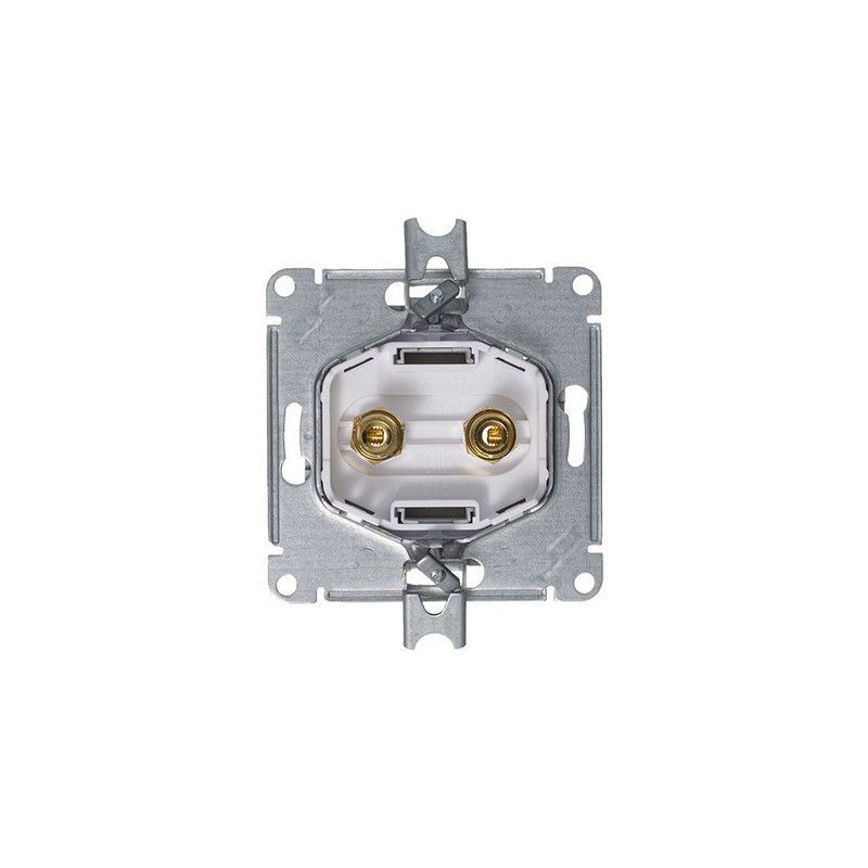 AtlasDesign Алюминий Аудиорозетка Systeme Electric AtlasDesign Алюминий двухместная ATN000387