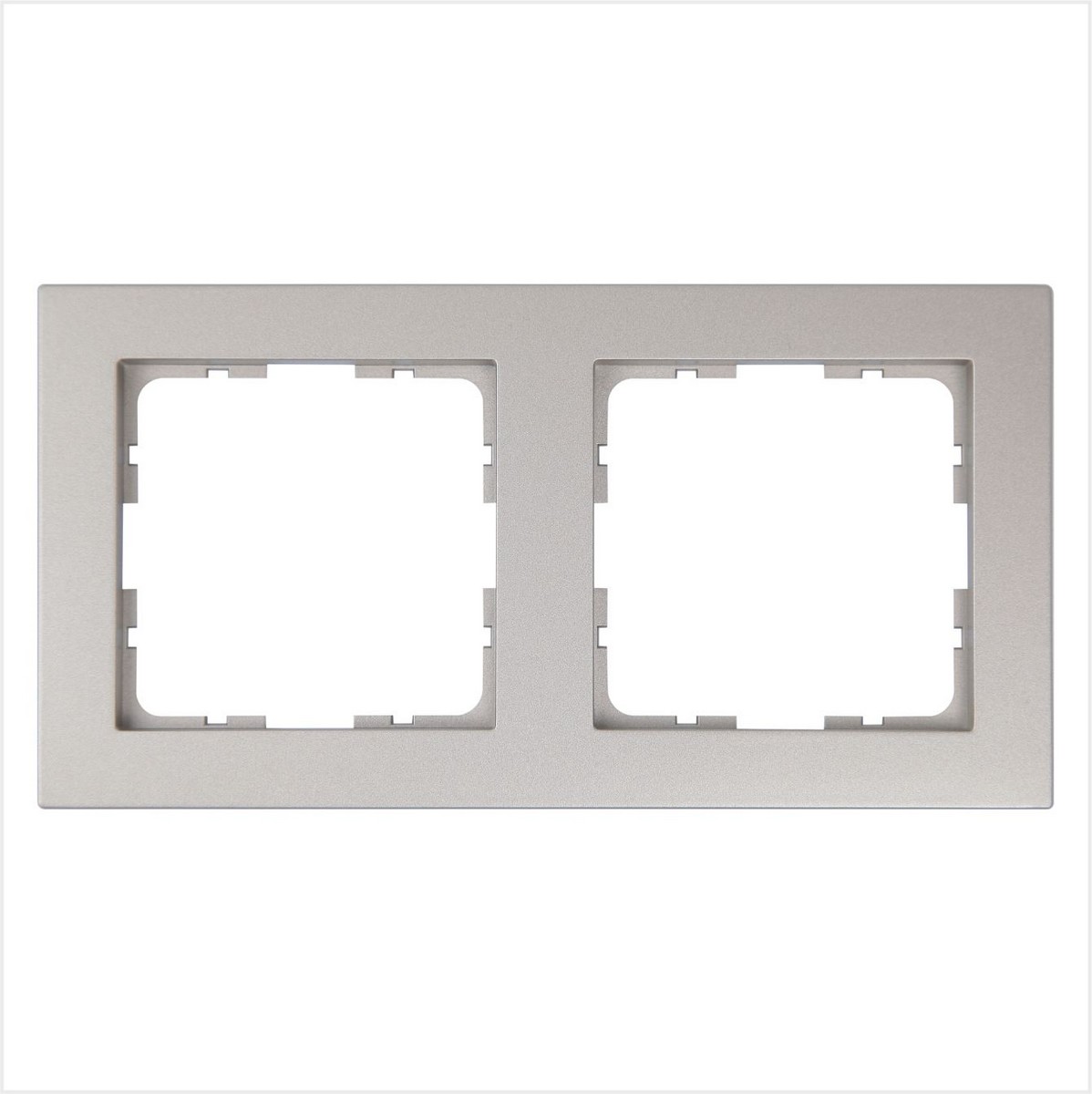 JASMART G - розетки и выключатели Рамка JASMART G-Classic 2-постовая шампань G1002CH