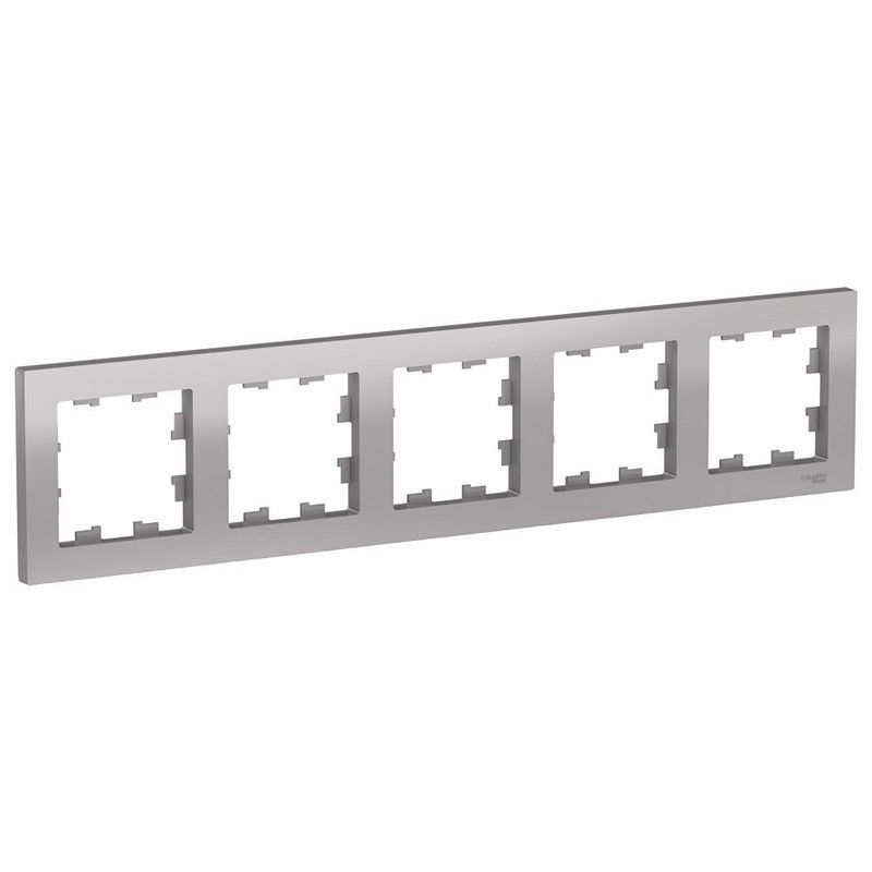 AtlasDesign Алюминий Рамка Systeme Electric AtlasDesign Алюминий 5-ая, универсальная ATN000305