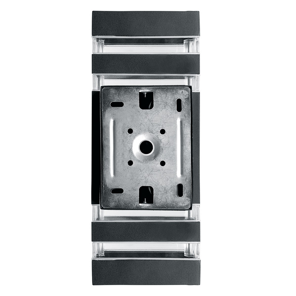 Уличные настенные светильники Светильник садово-парковый Feron DH0807 на стену вверх/вниз  E27 230V черный 41154 