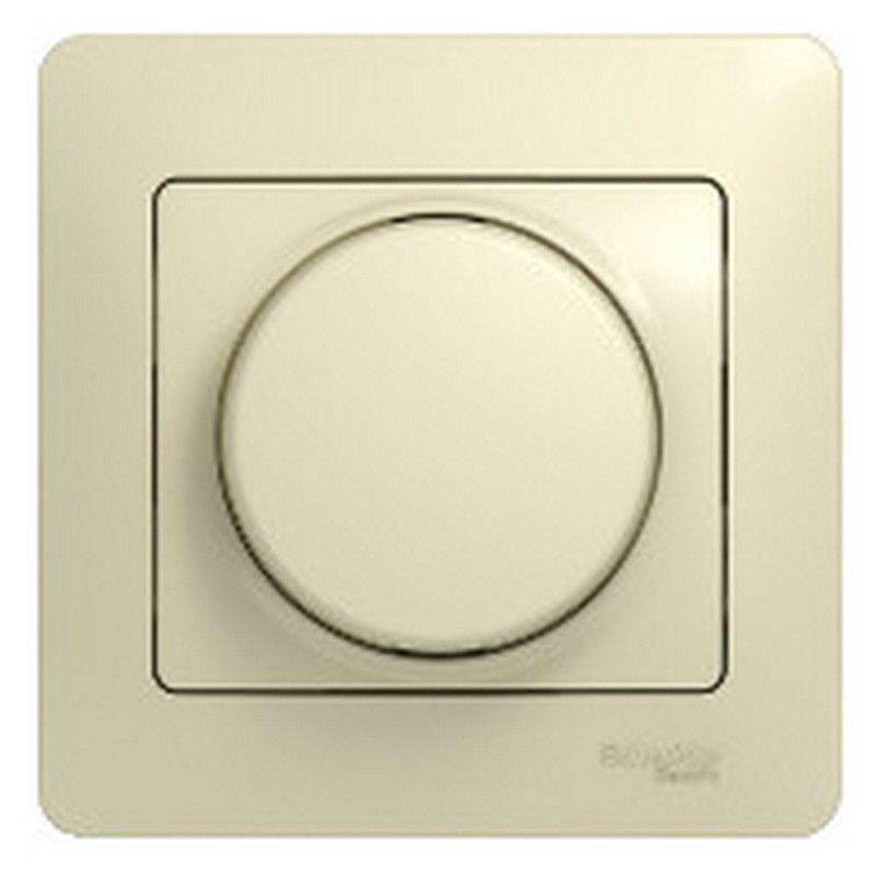 Glossa Бежевый Светорегулятор (диммер) Systeme Electric Glossa Бежевый универсальный, 600Вт/ВА  GSL000236