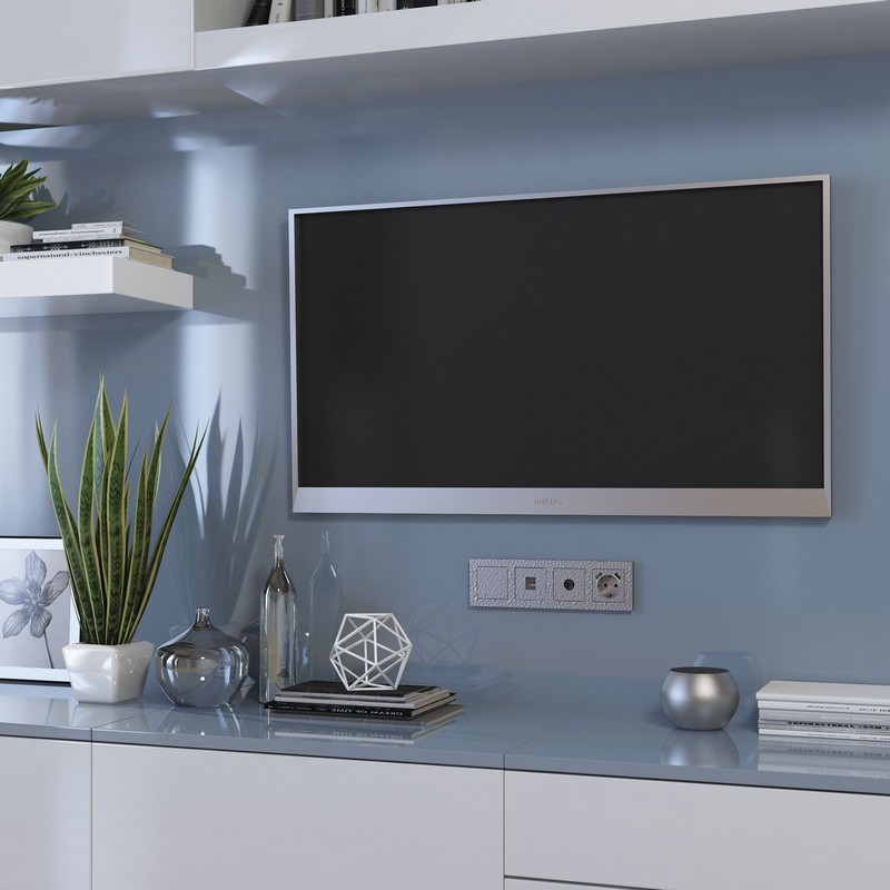 Werkel Серебряный Hammer механизмы Розетка Werkel Ethernet RJ-45 (hammer серебряный) W1281006