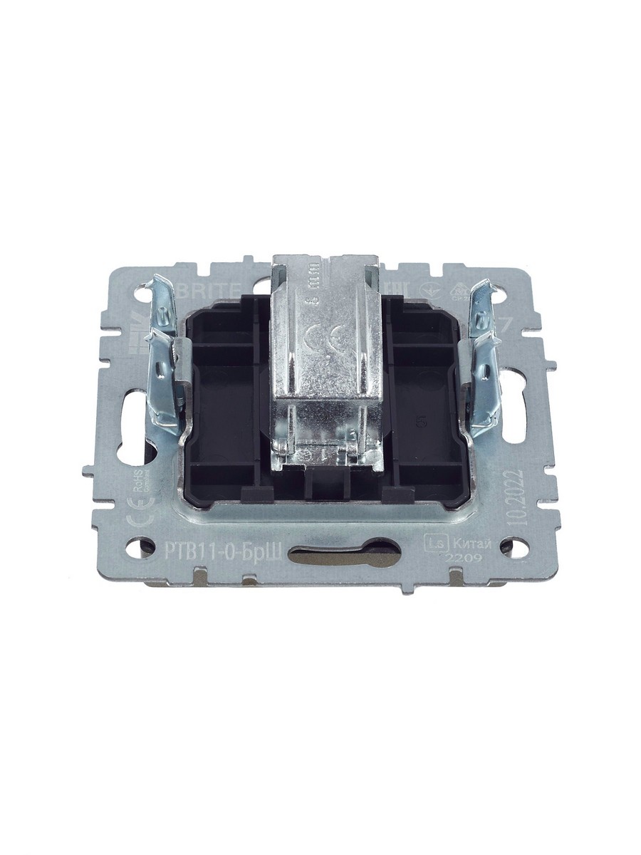 IEK Brite Шампань Розетка IEK BRITE TV оконечная РТВ11-0-БрШ шампань BR-A10-O-K37