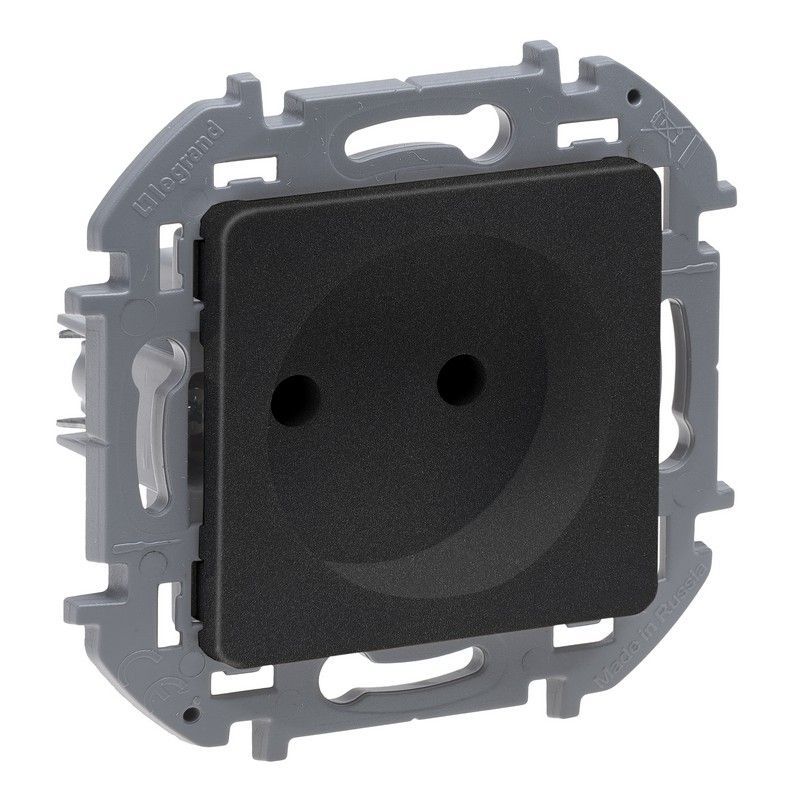 Legrand Inspiria Антрацит Розетка Legrand INSPIRIA Антрацит без заземления 16 А 250 В 673713