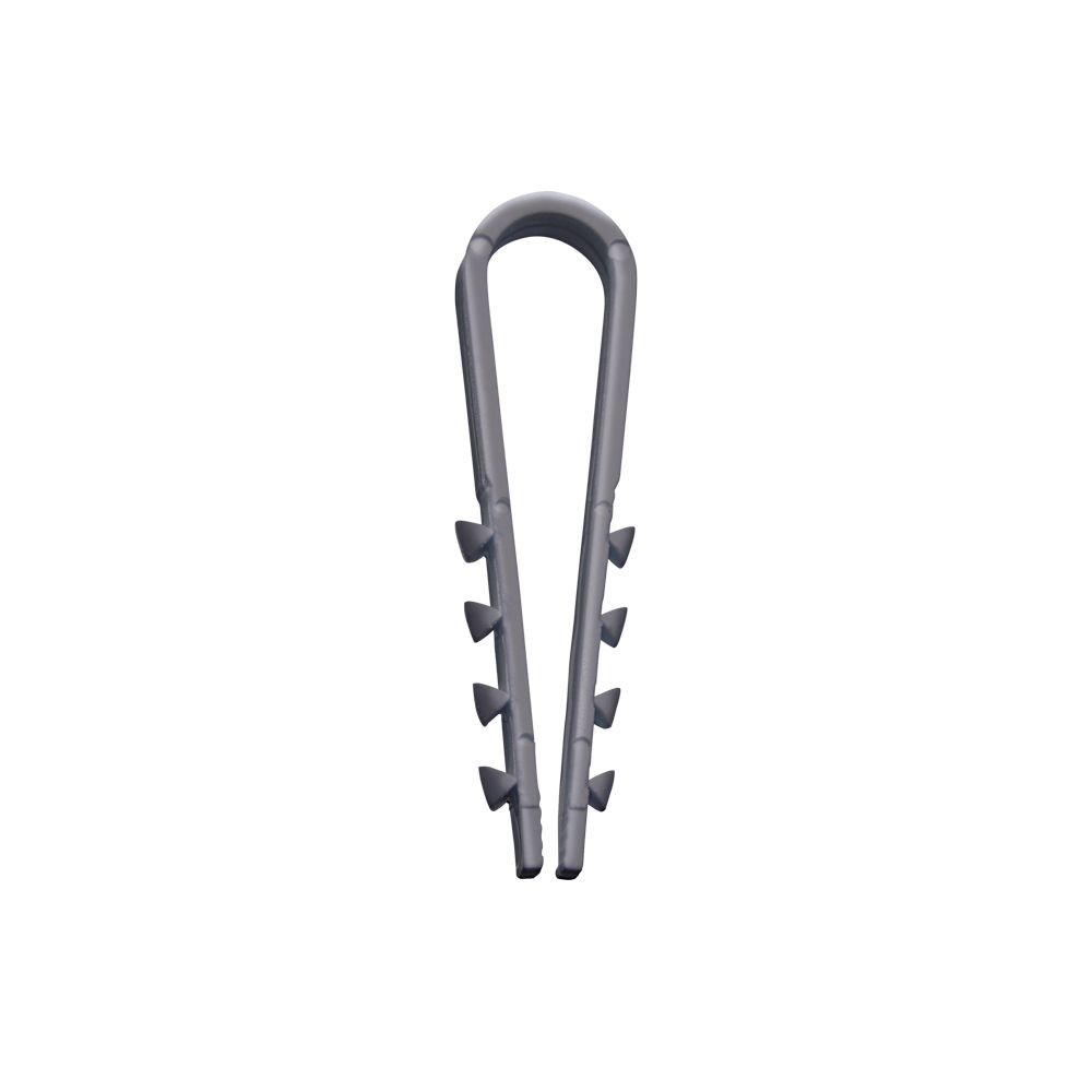 Дюбель-хомут для круглого кабеля (5-10мм) STEKKER DCL00-05-10 черный (100шт.) 39334