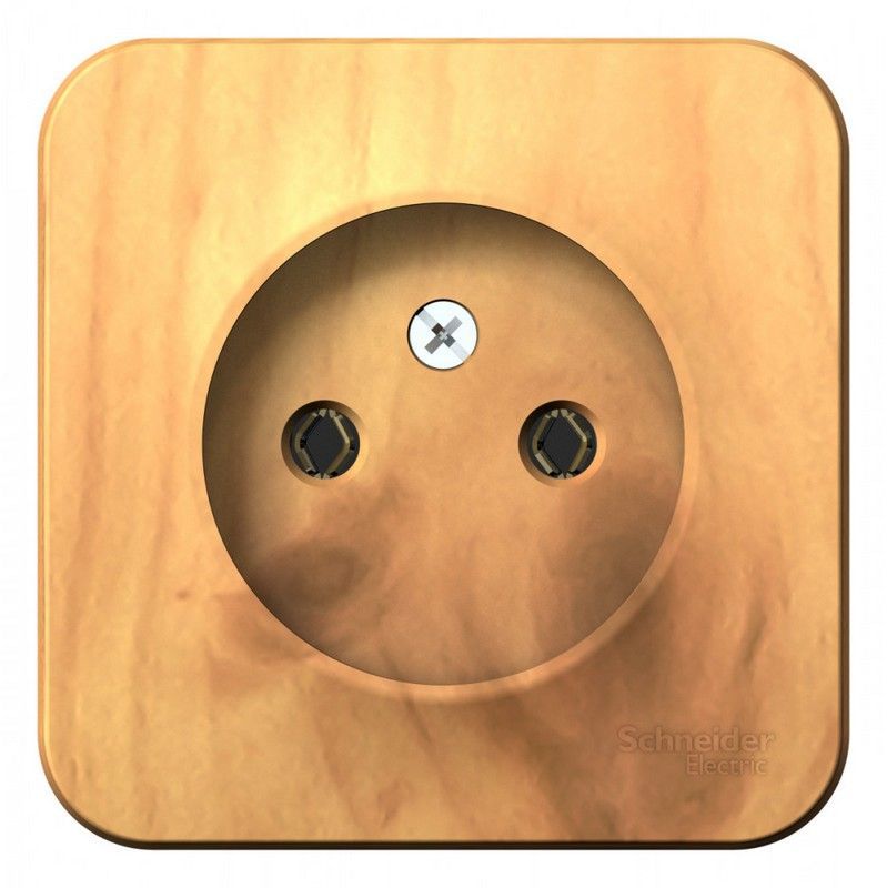 Blanca ясень розетки и выключатели Розетка SE Blanca б/з Ясень наружный без шторок BLNRA000105