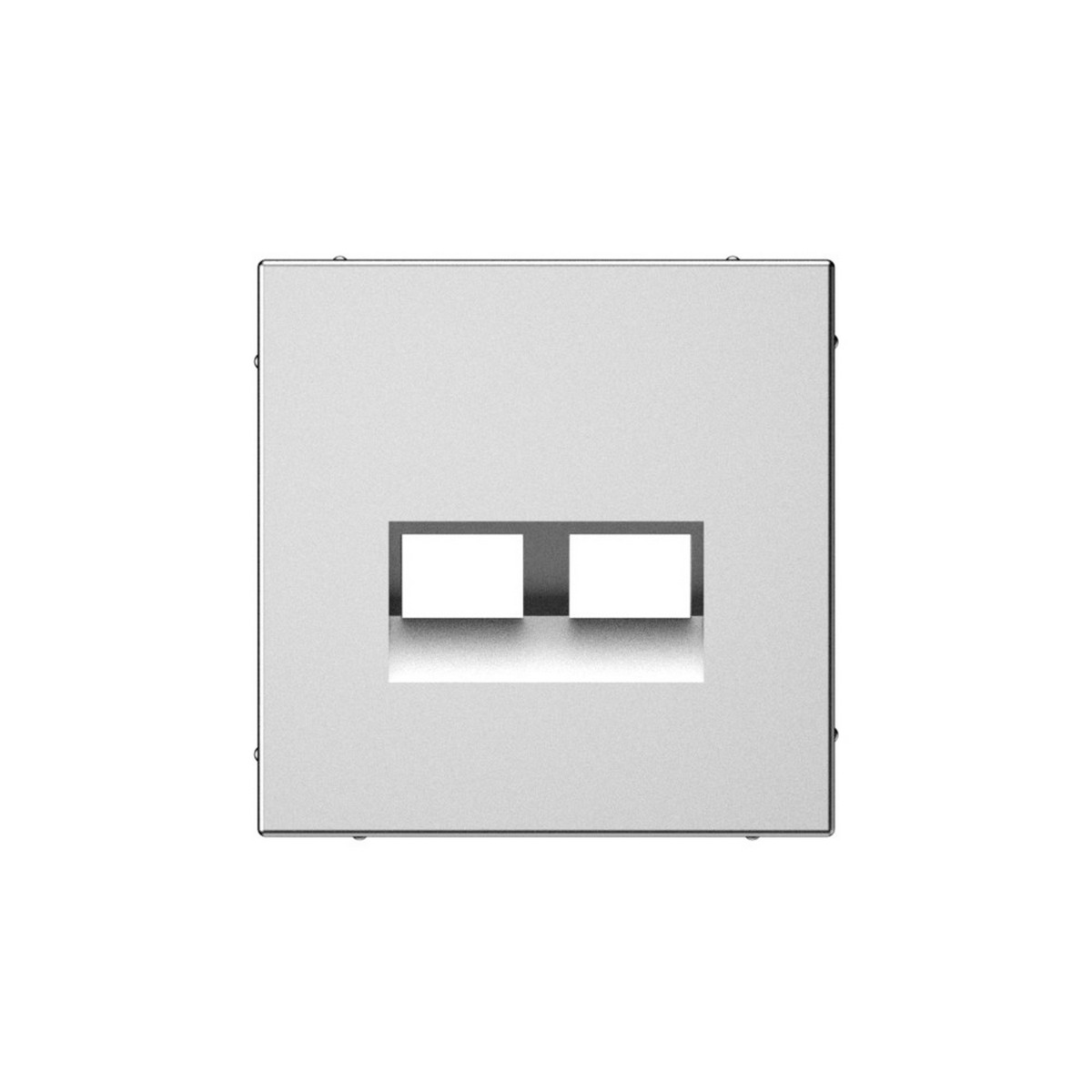 ArtGallery Сталь Накладка Systeme Electric ArtGallery Сталь двойная Keystone