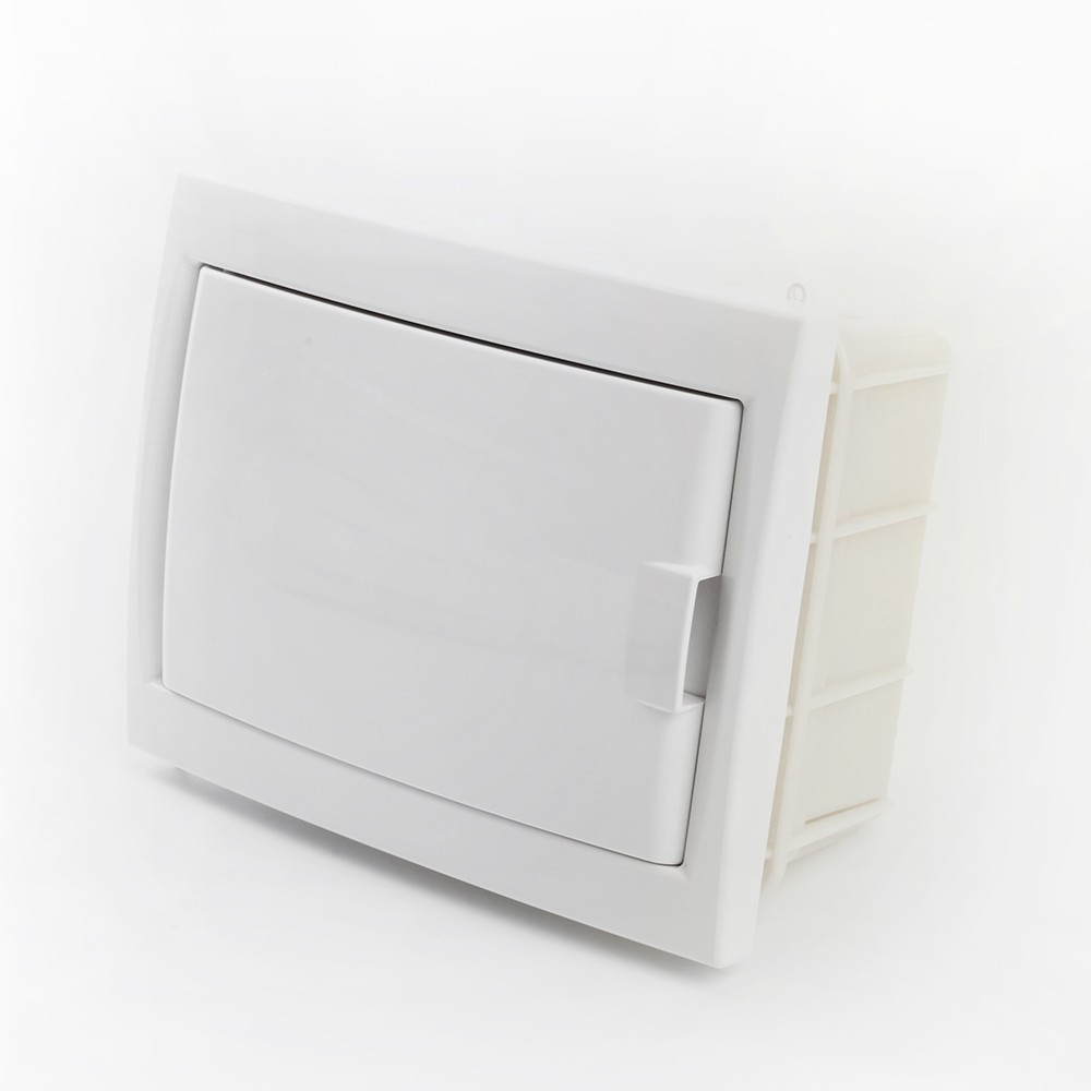 Пластиковые боксы и щиты Stekker Бокс встраиваемый STEKKER EBX50-2/06-20 6 модулей белый пластик серия Standart 49635