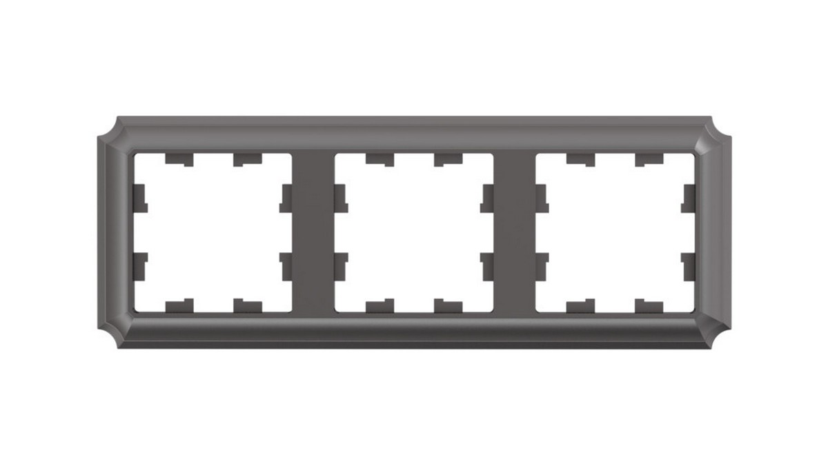 AtlasDesign Рамки Antique Рамка Systeme Electric AtlasDesign Antique Мокко 3-ая, универсальная ATN100603