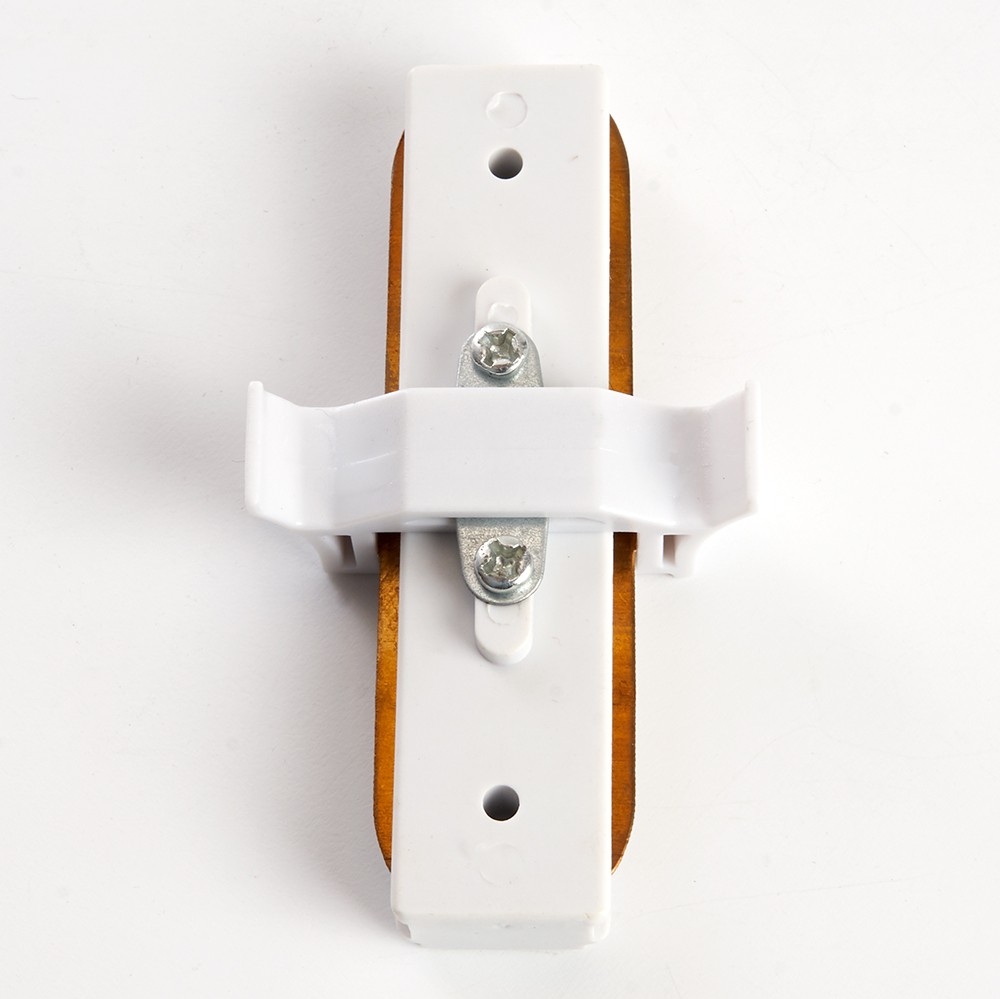 Трековые светодиодные светильники Коннектор прямой для шинопровода Feron LD1000 белый 10314 