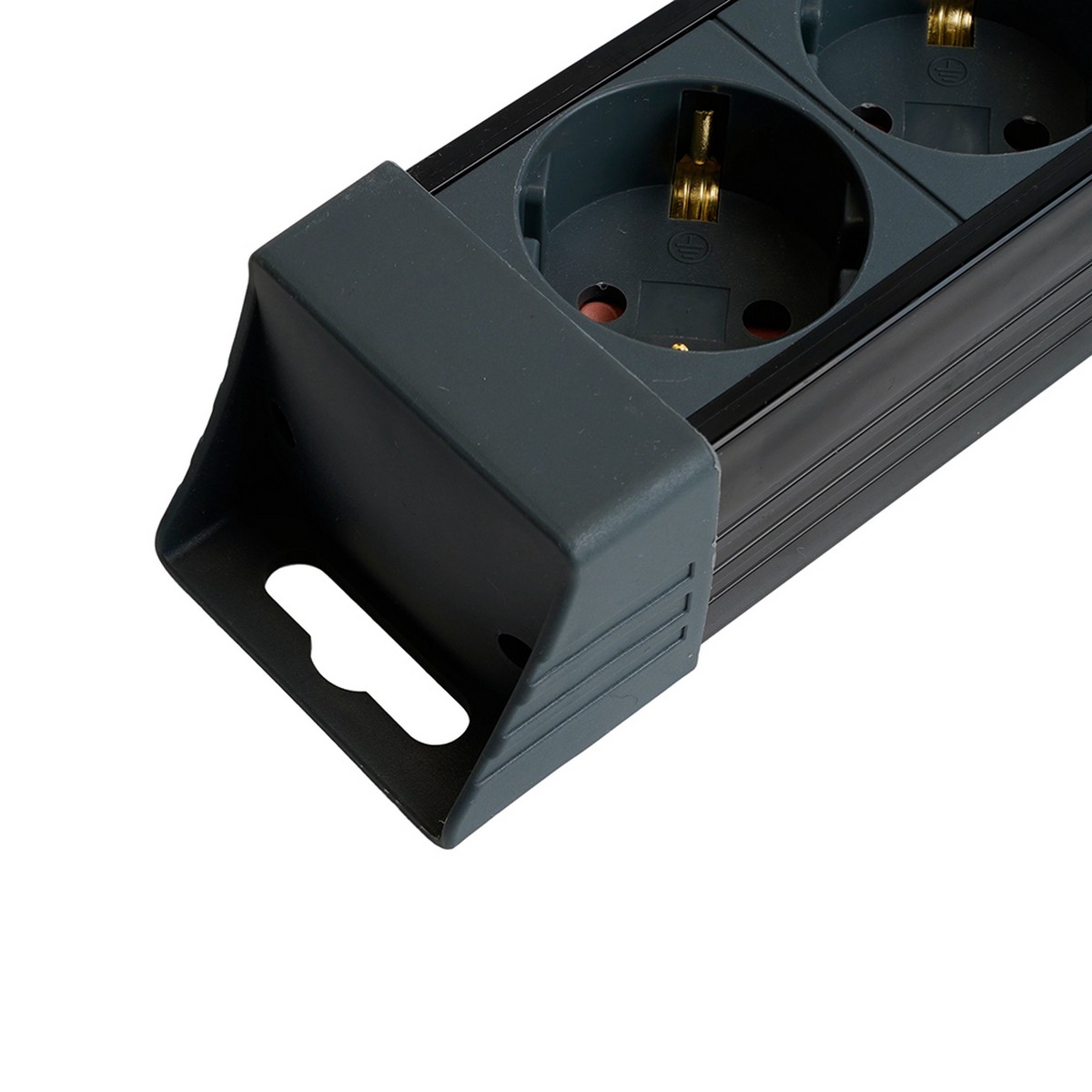 Колодки и удлинители, тройники Сетевой фильтр 4-местный с/з STEKKER HM22-41-05 5 м Techno черный 50158 