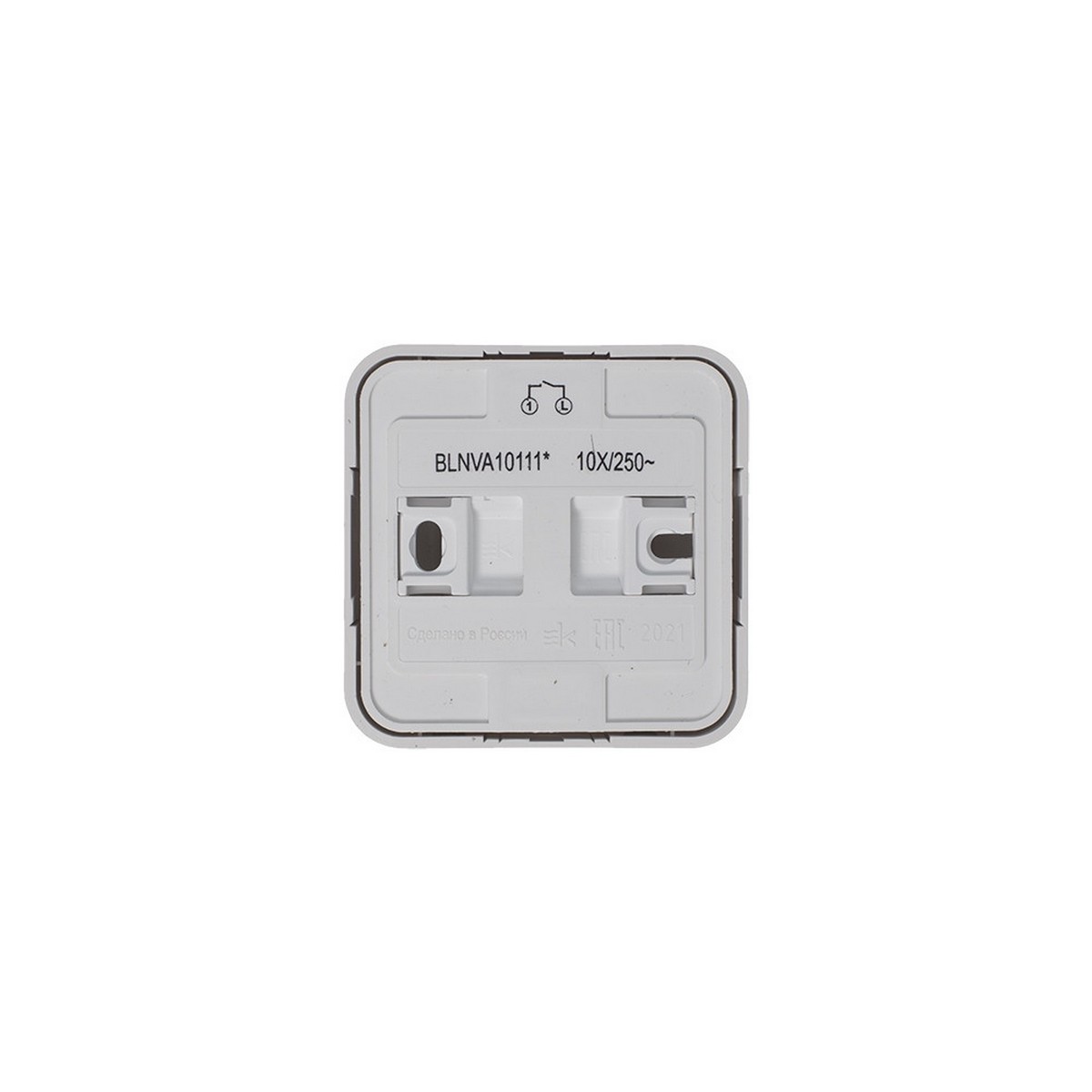 Blanca белые розетки и выключатели Выключатель SE Blanca 1-клавишный Белый наружный изолир. пластина BLNVA101011