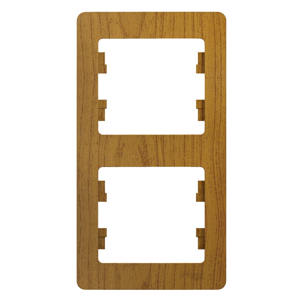 Glossa Дуб Рамка Systeme Electric Glossa Дерево Дуб 2-я, вертикальная GSL000506