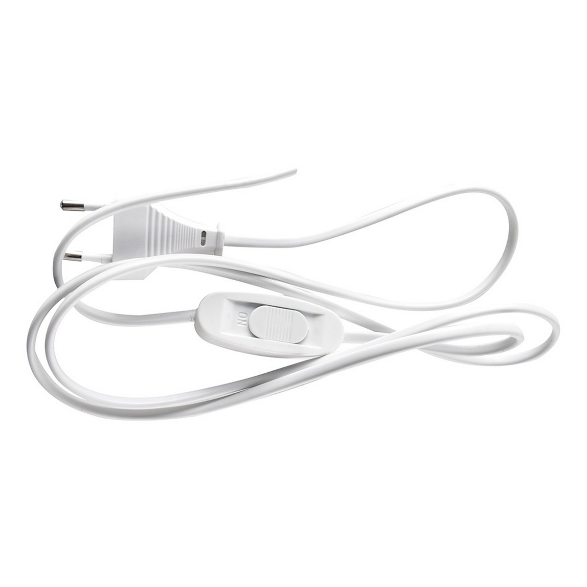 Сетевой шнур Feron KF-HK-1-2 с выключателем 230V 1 9м белый 51042