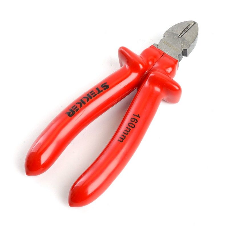 Бокорезы диэлектрические STEKKER  160мм Cr-V PLE3-160-S 39778 фото