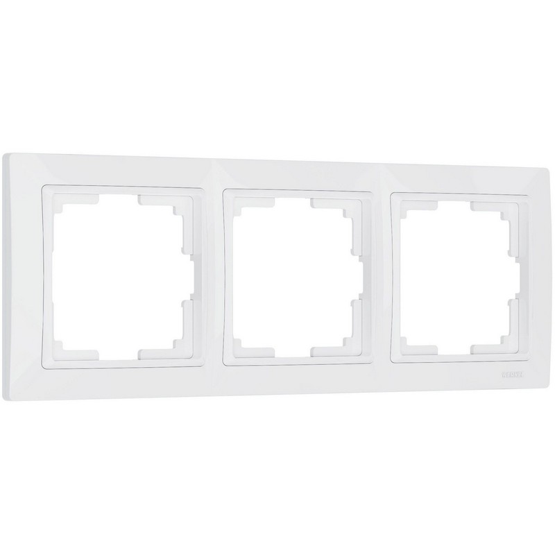 Рамки Werkel Snabb Рамка Werkel Snabb на 3 поста (белый basic) W0032001
