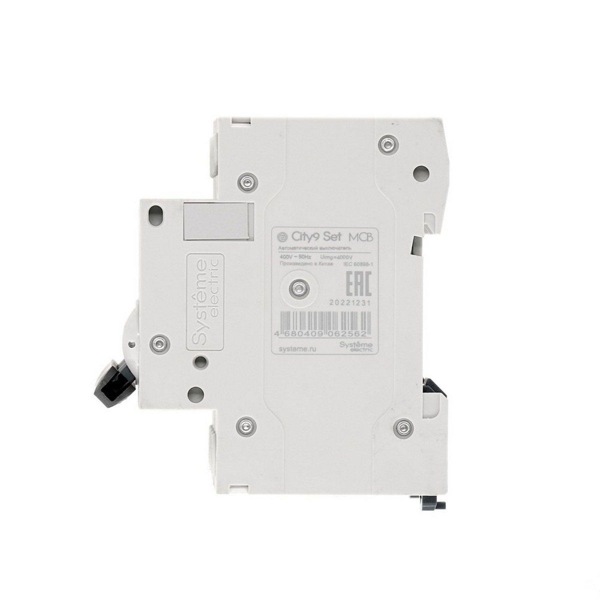4 полюсные (четырехполюсные) Автоматический выключатель SE City9 Set (АВ) С 10А 4P 4.5kA 400В C9F34410 