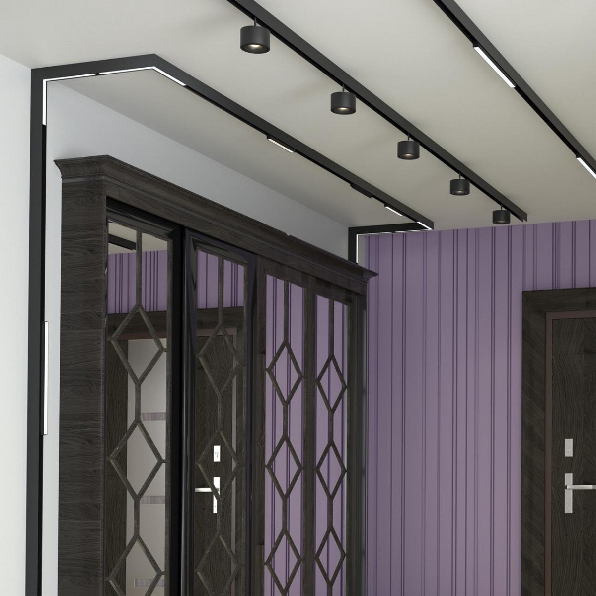 Трековые светодиодные светильники Трековый светильник для низковольтного шинопровода NOVOTECH 358608 FLUM 