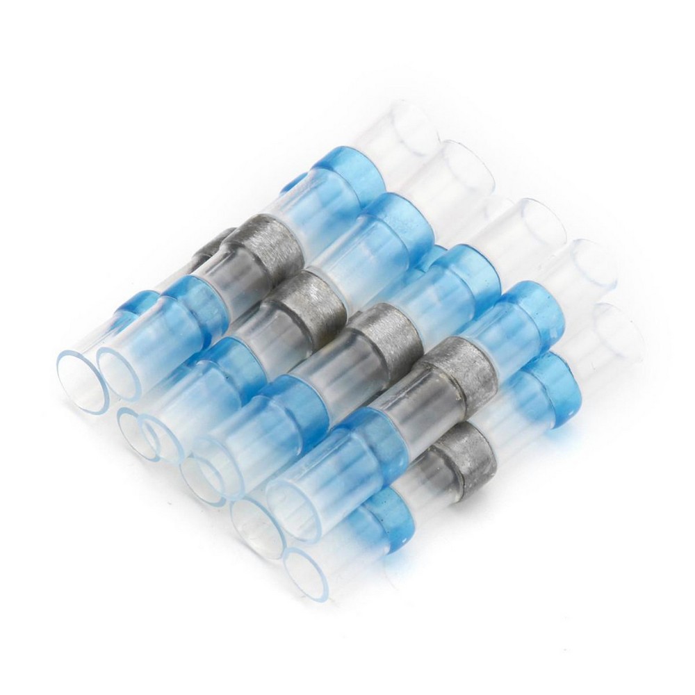 ГСИ термоусаживаемая STEKKER с припоем 1,5-2,5 мм2 27A, прозрачный/голубой (DIY упак 10шт) 49161